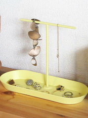 Hightide Accessory Tray Ablage Gelb mit Schmuck 