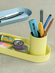 Hightide Desk Organizer Gelb Detailansicht Schreibtisch Stifte 