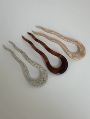 Wavy U-Pin Snowflake