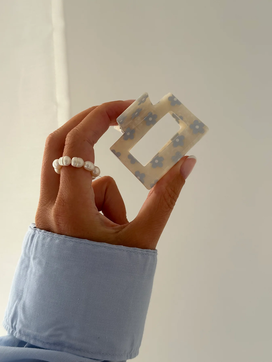 Josefin Clip Blue Flower