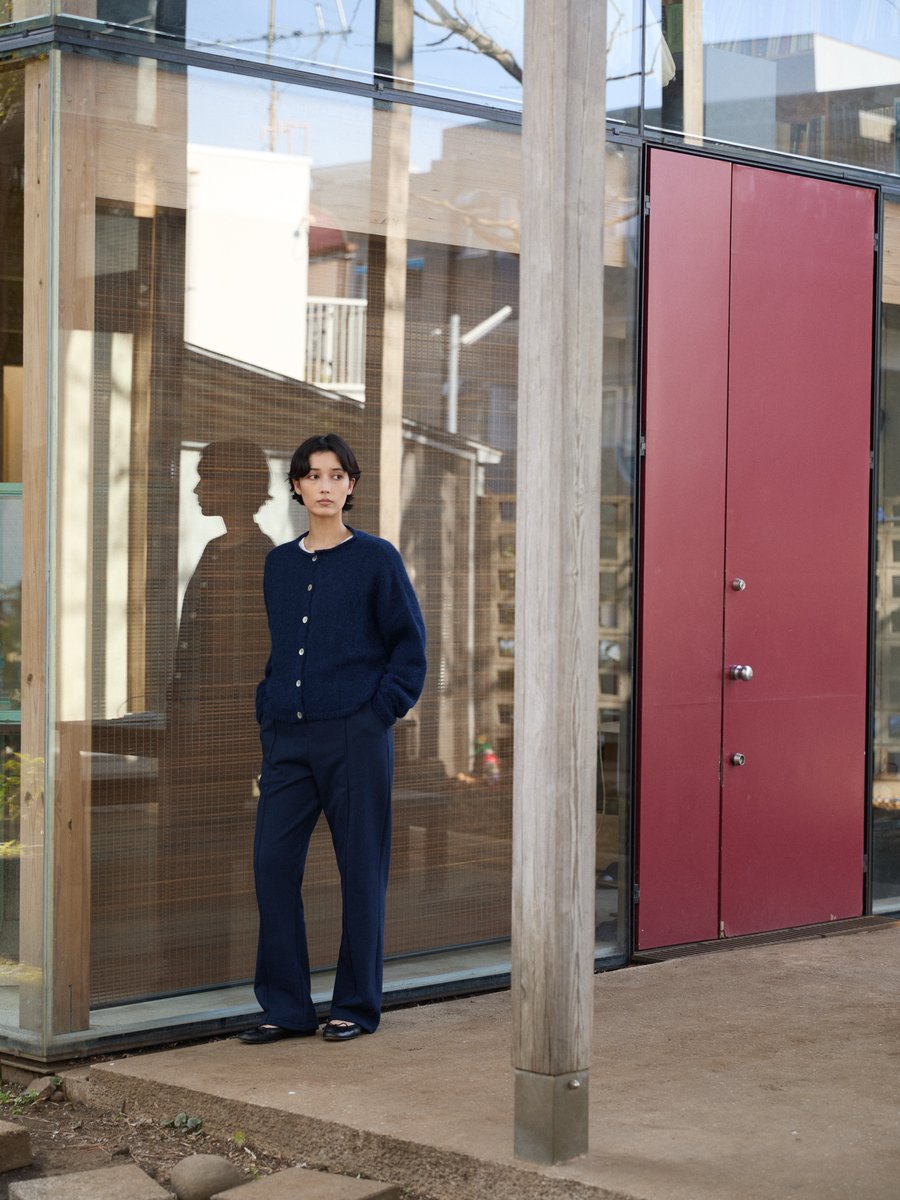 Brushed Oversized Peri Navy