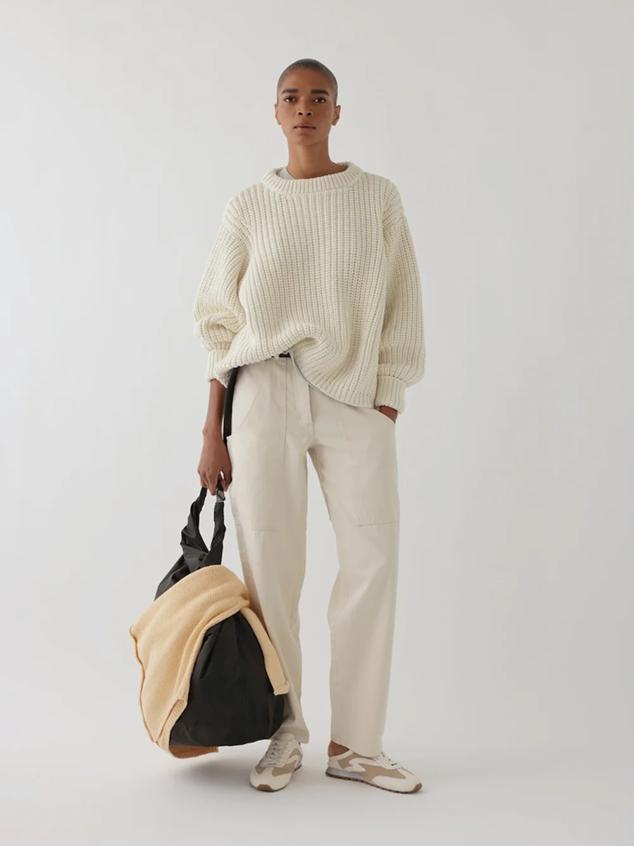 Chunky Lowe Pullover Milk