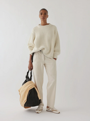 Chunky Lowe Pullover Milk