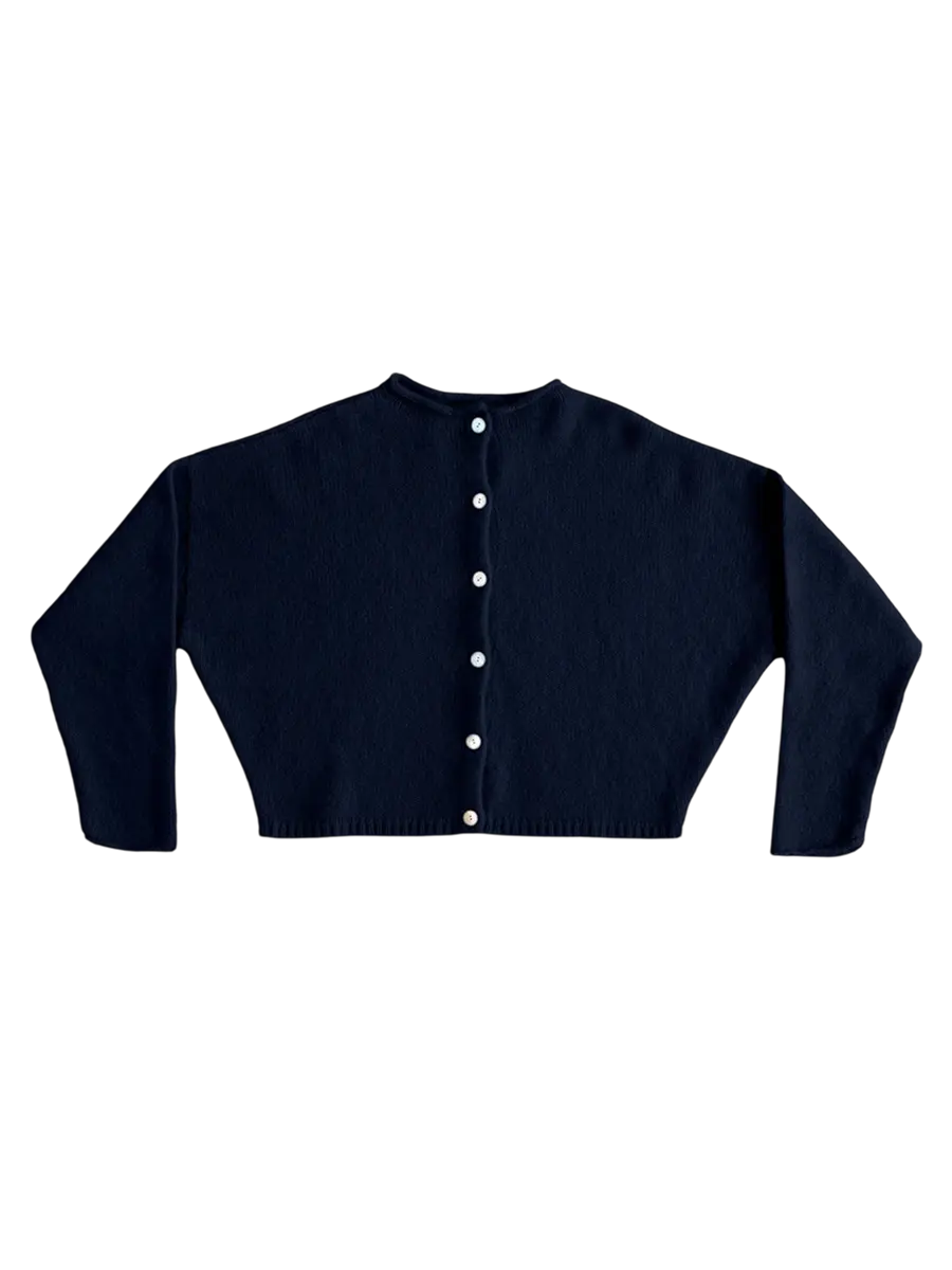 Brushed Oversized Peri Navy