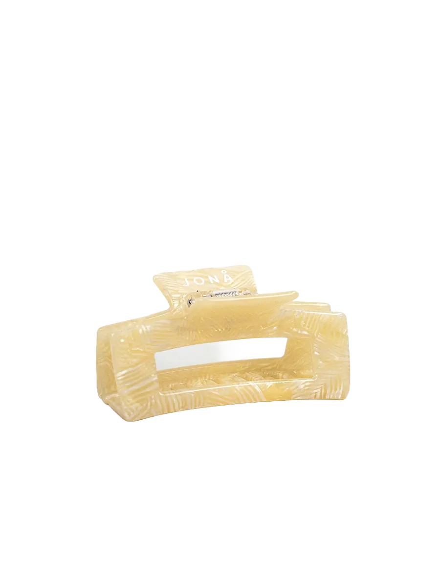 Jona Maja Clip Haarspange Hellgelb Frontansicht