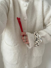 Twisted Hairpin Candy Red