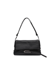 Belted Shoulder Bag Black