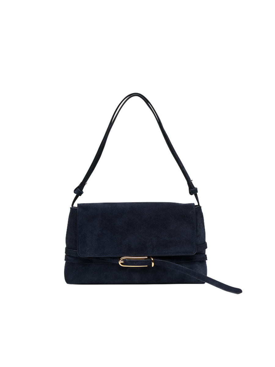Belted Shoulder Bag Navy