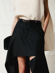 Three Keepers Belt Black Suede