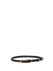 Three Keepers Belt Black Suede