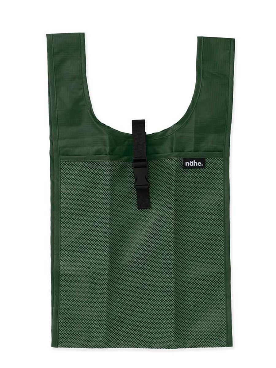 Nähe Shopper in Grün Detailbild