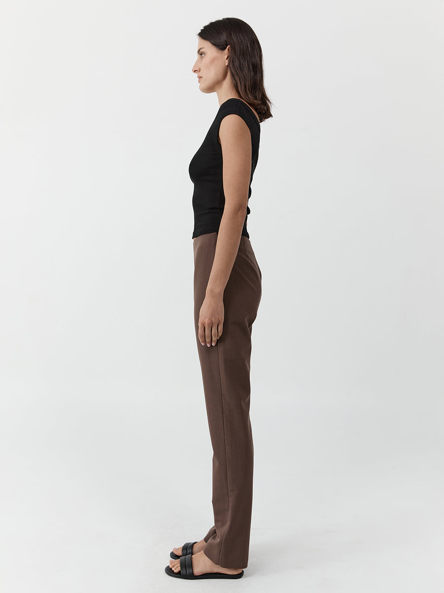 Organic Cotton Off Shoulder Top Black