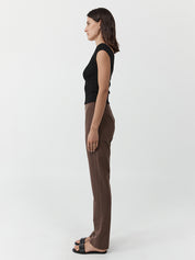 Organic Cotton Off Shoulder Top Black