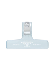 Penco PlaClip Büroklammer in Durchsichtig-Weiß Freisteller