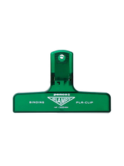 Penco PlaClip Büroklammer in Durchsichtig-Grün Freisteller