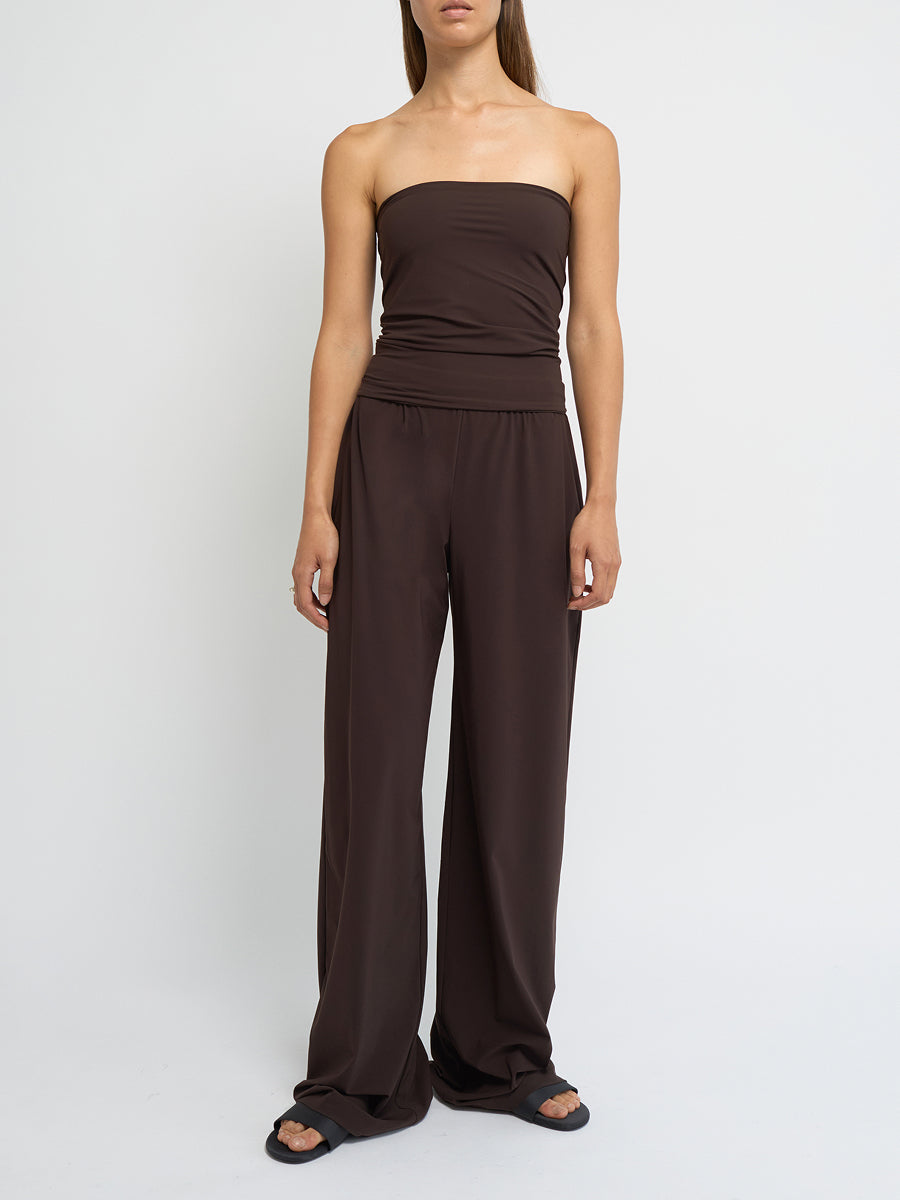 Tenno Walnut Suede Slip-Ins