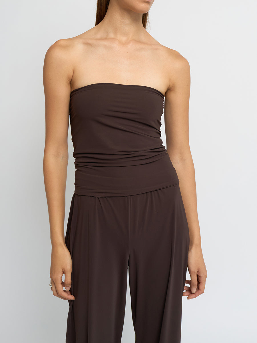 Tenno Walnut Suede Slip-Ins