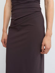 Tenno Walnut Suede Slip-Ins