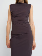 Tenno Walnut Suede Slip-Ins