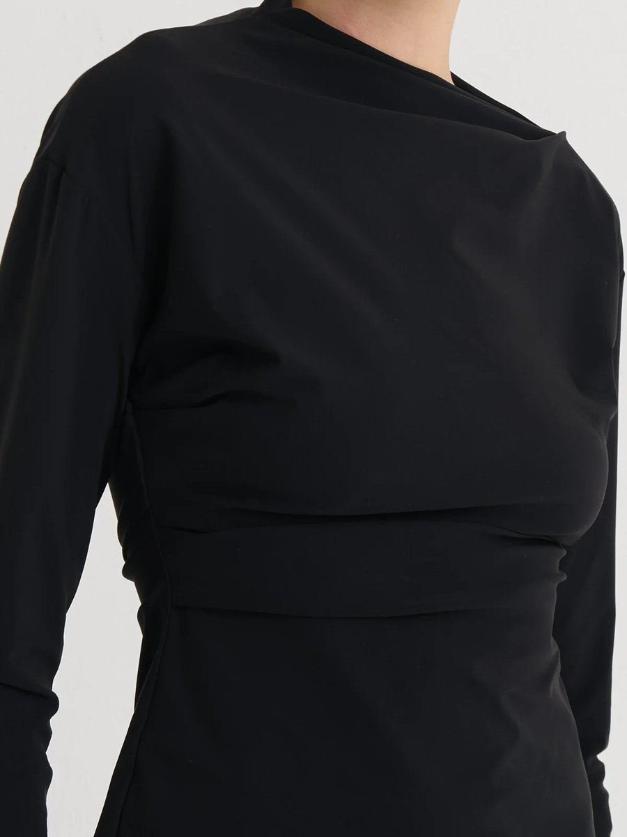 Asymmetric Long Sleeve Top