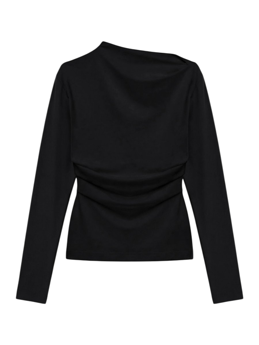 Asymmetric Long Sleeve Top