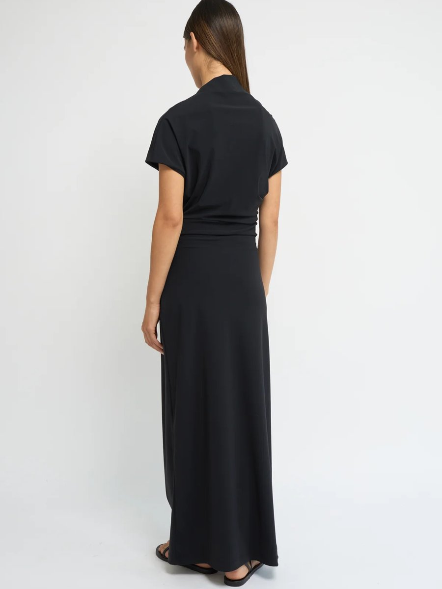 Asymmetric Short Sleeve Dress
