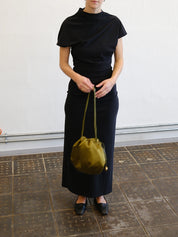 Asymmetric Short Sleeve Dress