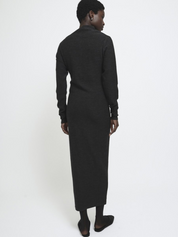 Knitted Asymmetric Long Sleeve Dress