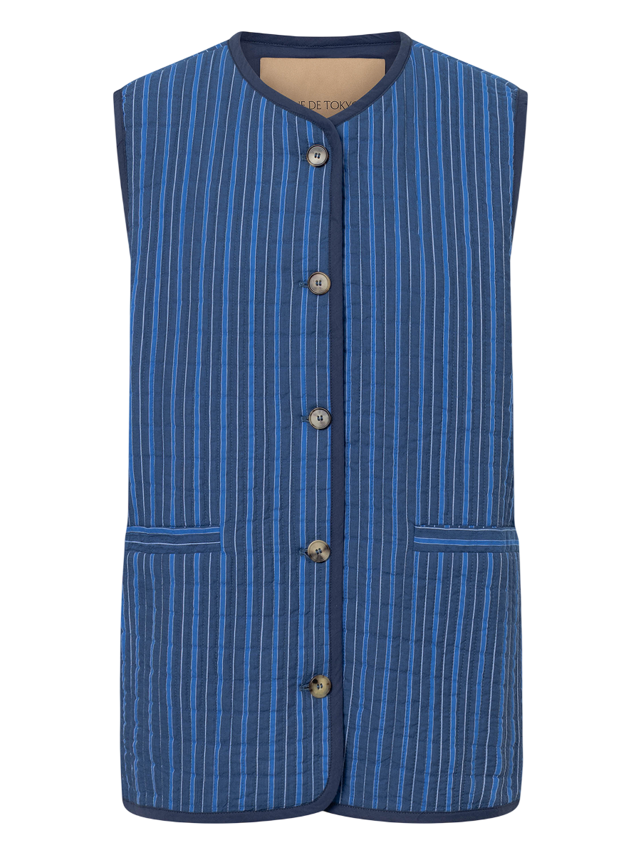 Weste Cady Padded Stripe