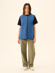 Weste Cady Padded Stripe