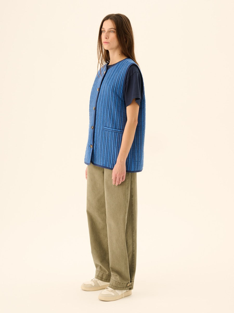 Weste Cady Padded Stripe