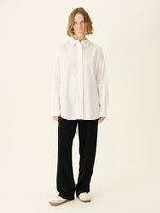 Rue de Tokyo Shelby Hemd Weiß Tragebild Frontansicht
