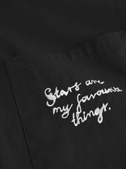 Rue de Tokyo Jacke Cameron Detailansicht von Moomin-Stickerei