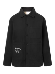 Rue de Tokyo Jacke Cameron mit weißer Moomin-Stickerei Produktfoto