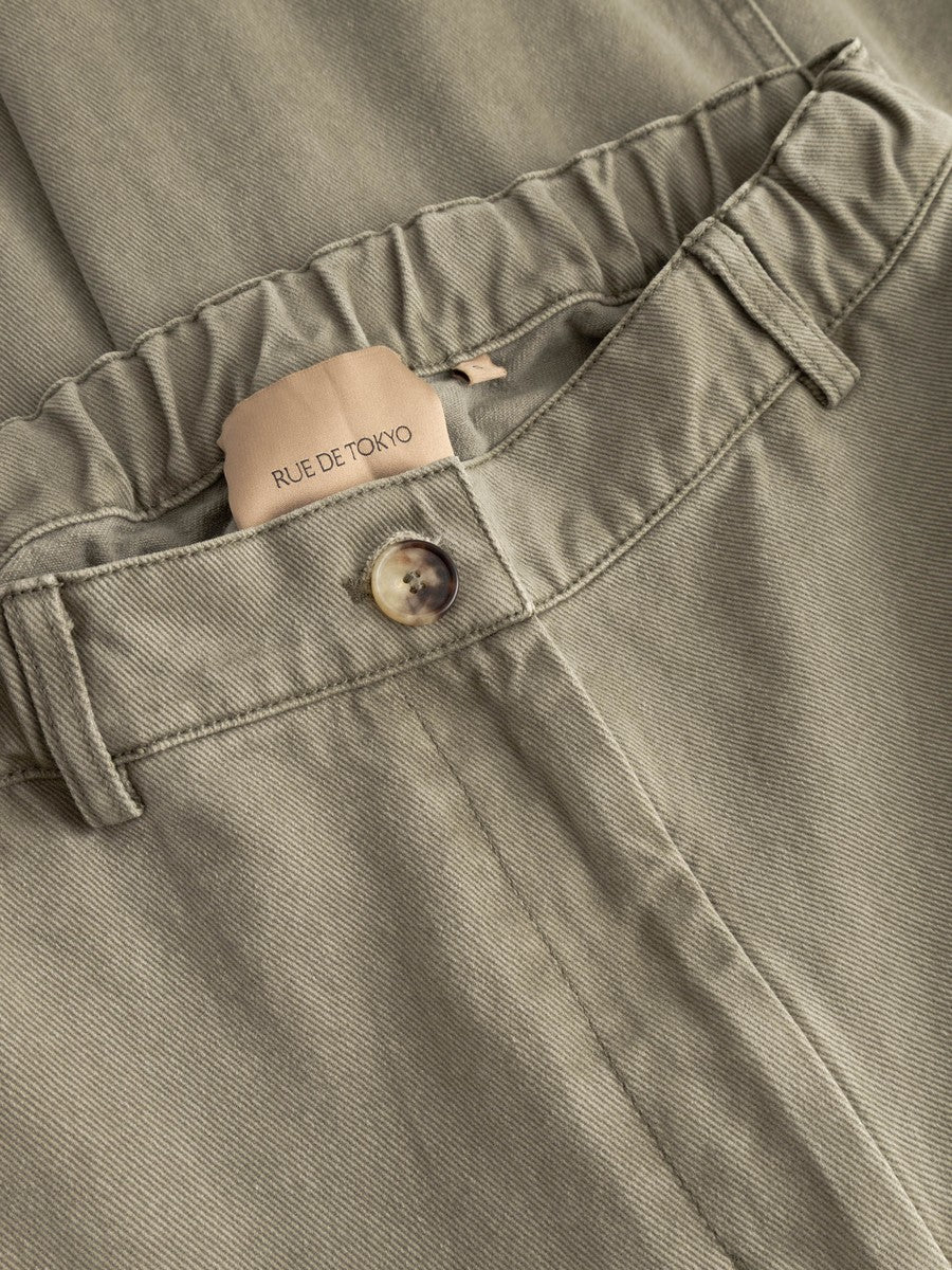 Hose Patsy Faded Twill Sage Green