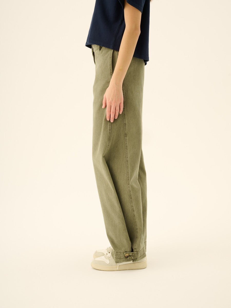 Hose Patsy Faded Twill Sage Green