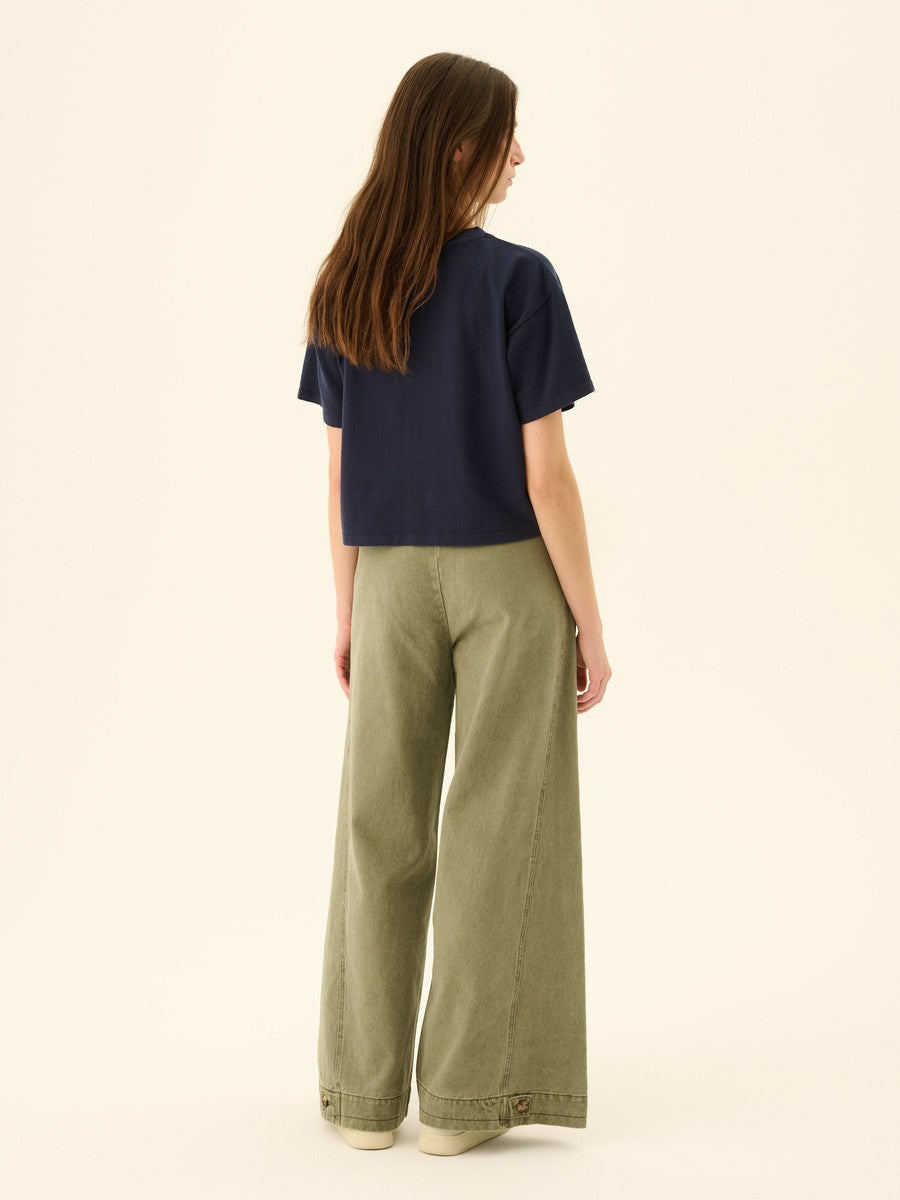 Hose Patsy Faded Twill Sage Green