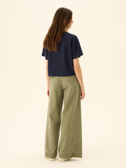 Hose Patsy Faded Twill Sage Green