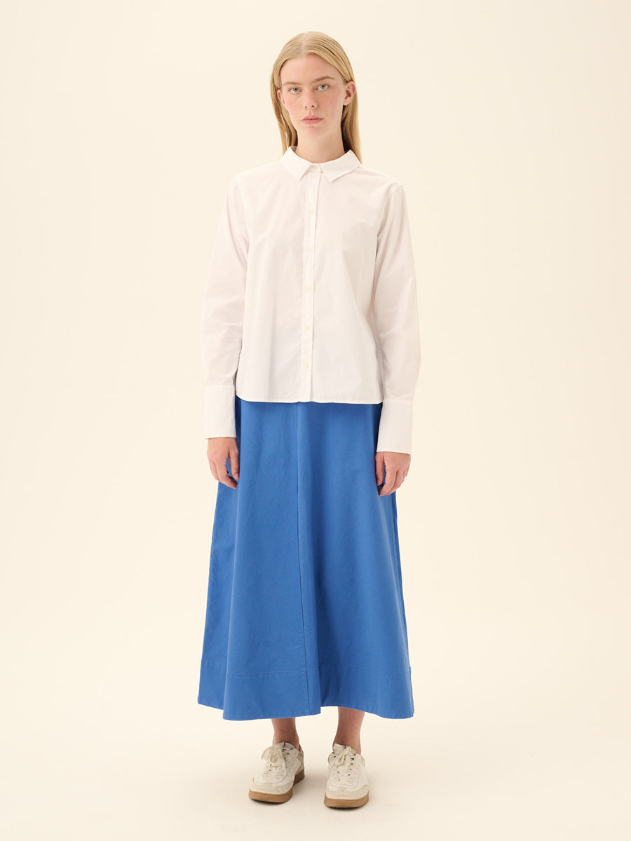 Bluse Sylina Organic Garment Dyed Poplin