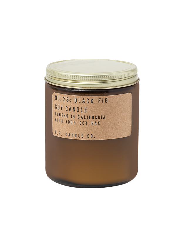 No. 28 Black Fig Standard Candle