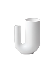 Tuba Vase White