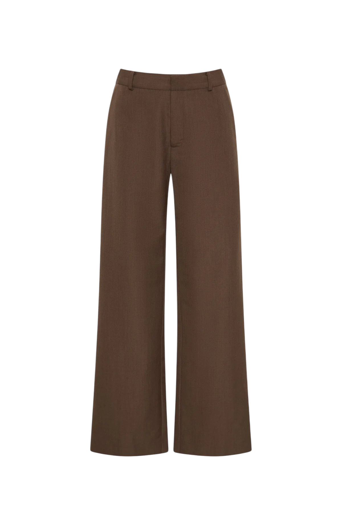 Silk Canvas Carter Trousers - Mud
