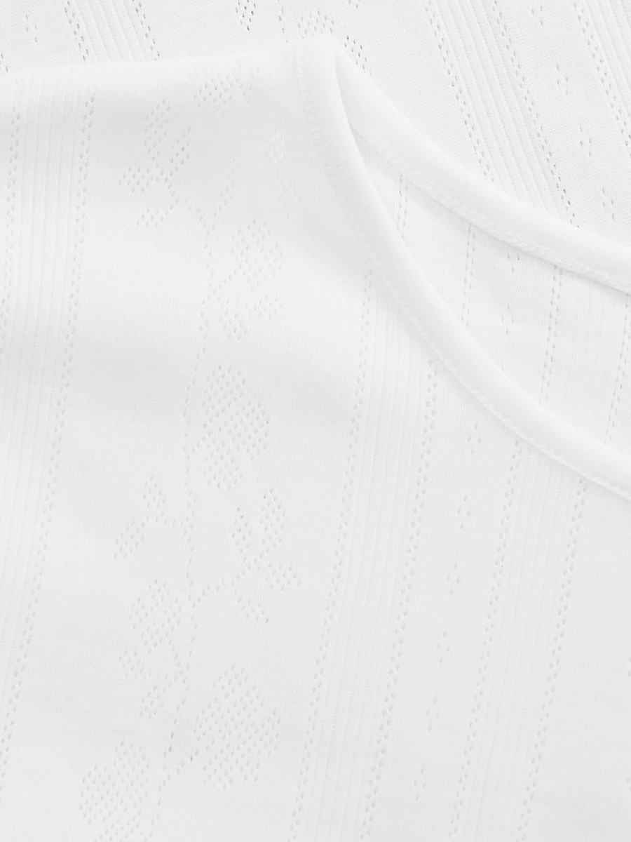 Anna Cap Sleeve Tee White