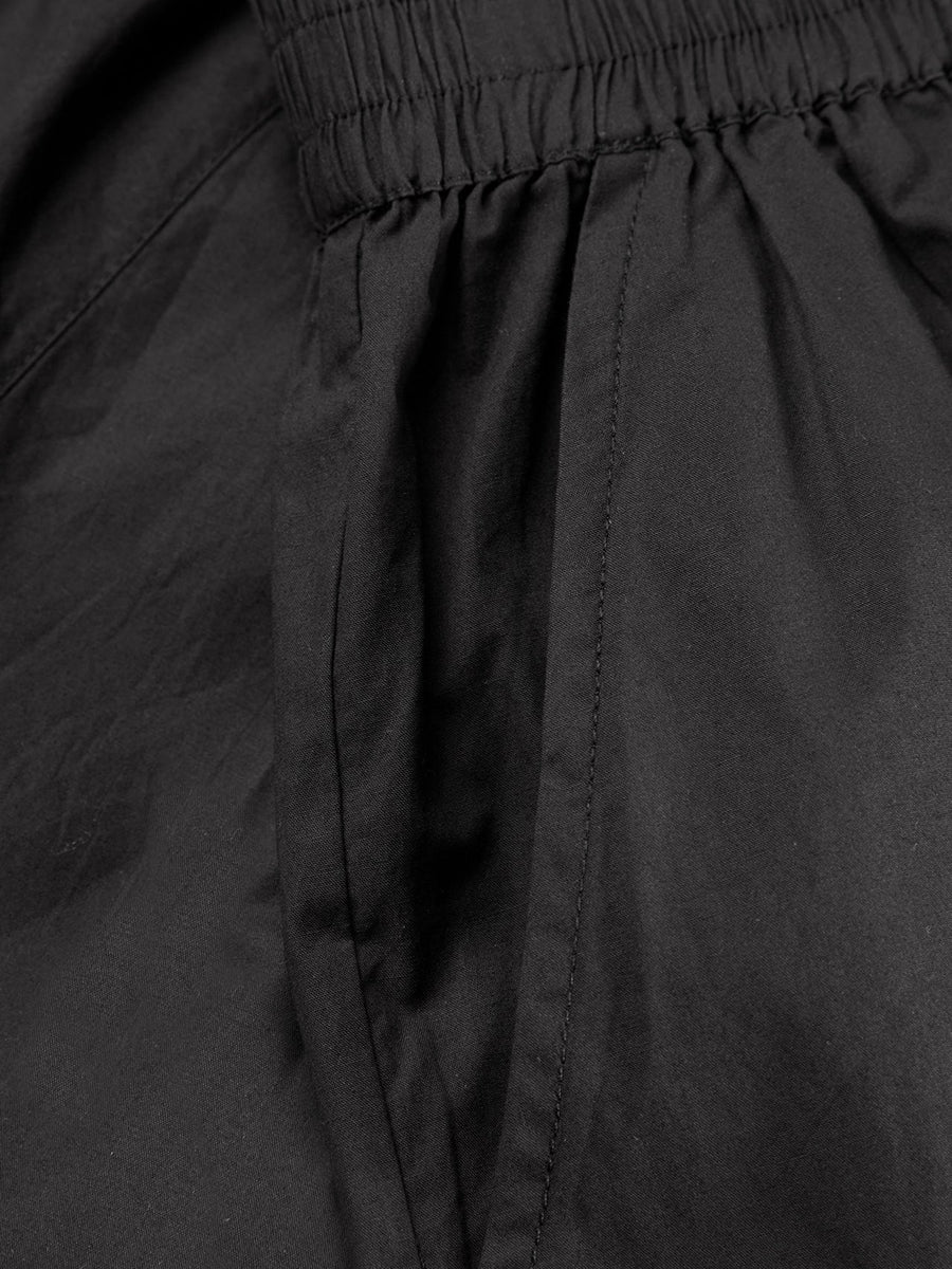 Skall Studio Edgar Shorts Schwarz Detailansicht Stoff