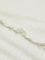 Skall Studio Edie Tee T-Shirt Weiß Detailansicht Stoff