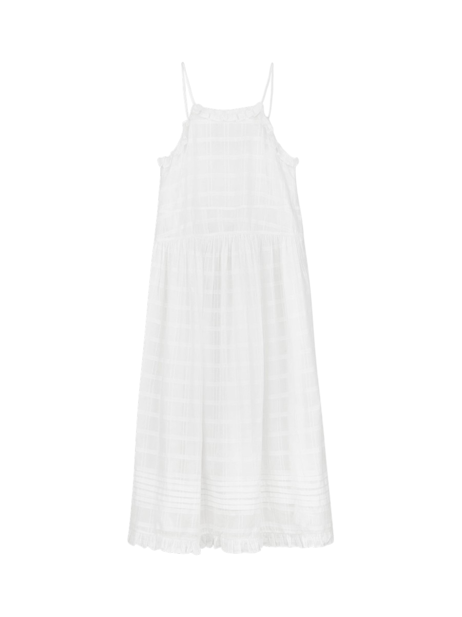 Fiore Strap Dress White