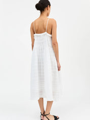 Fiore Strap Dress White