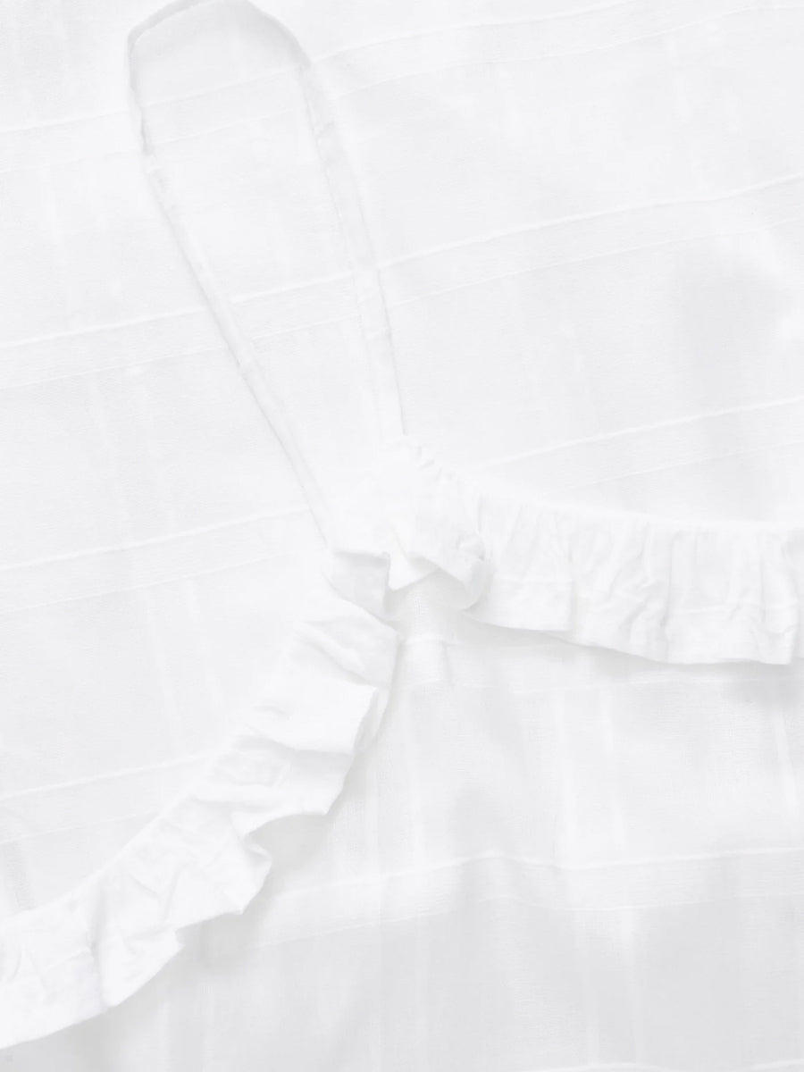 Fiore Strap Dress White