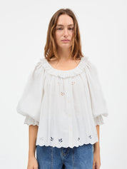 Fleurie Blouse Weiss