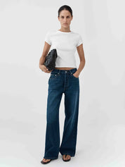 Classic Mid Rise Jeans